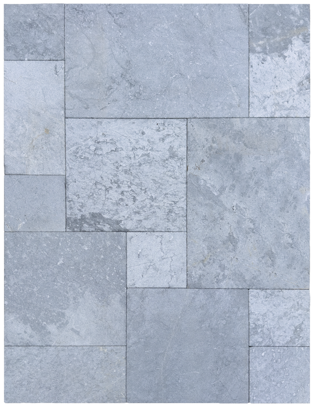 Carrelage marbre S-Black sablé - opus 4 ép. 1.2 cm