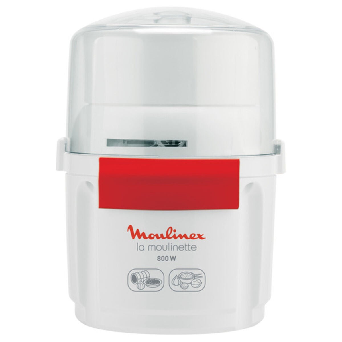 Moulinex Blanco/Rojo Picadora La Moulinette 0,25L 800W 3 Velocidades Ad5601 - Imagen 7