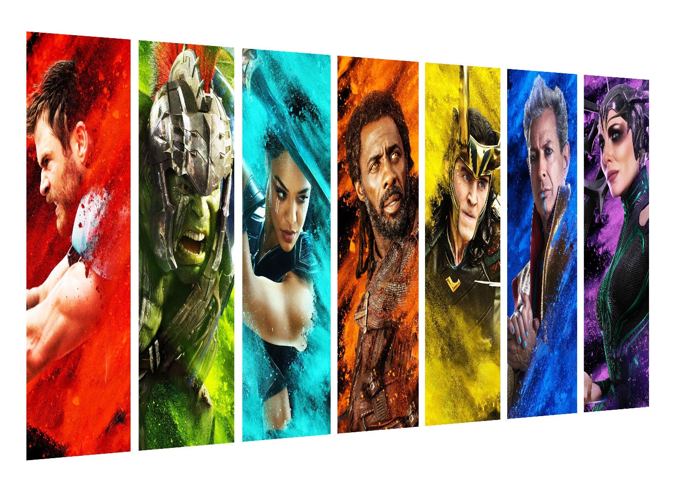Set cuadros ragnarok, peliculas, impresión digital sobre madera