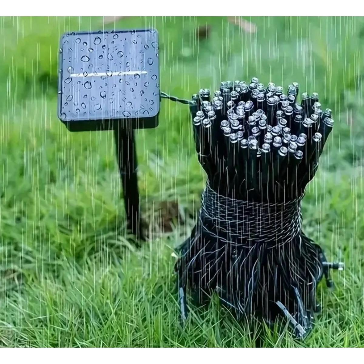 Oświetlenie solarne saska-garden do parasoli 72 LED kabel 5m - 3