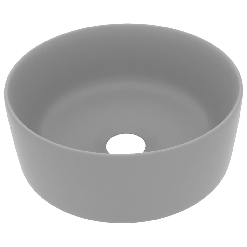 Lavabo rond de luxe vasque à poser de toilette lave-mains de salle de ...