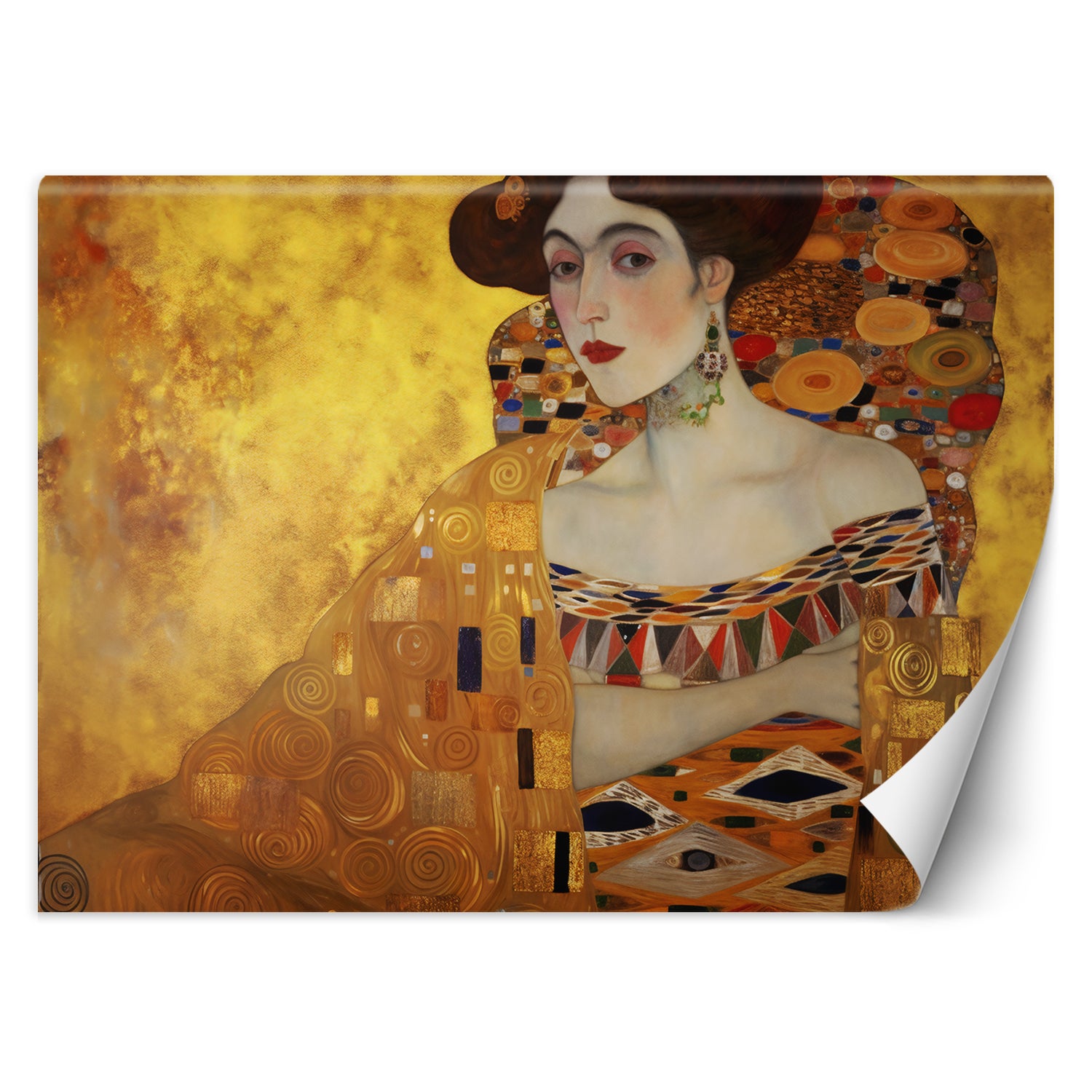 Fototapeta, Złoty portret kobiety - G. Klimt 100x70