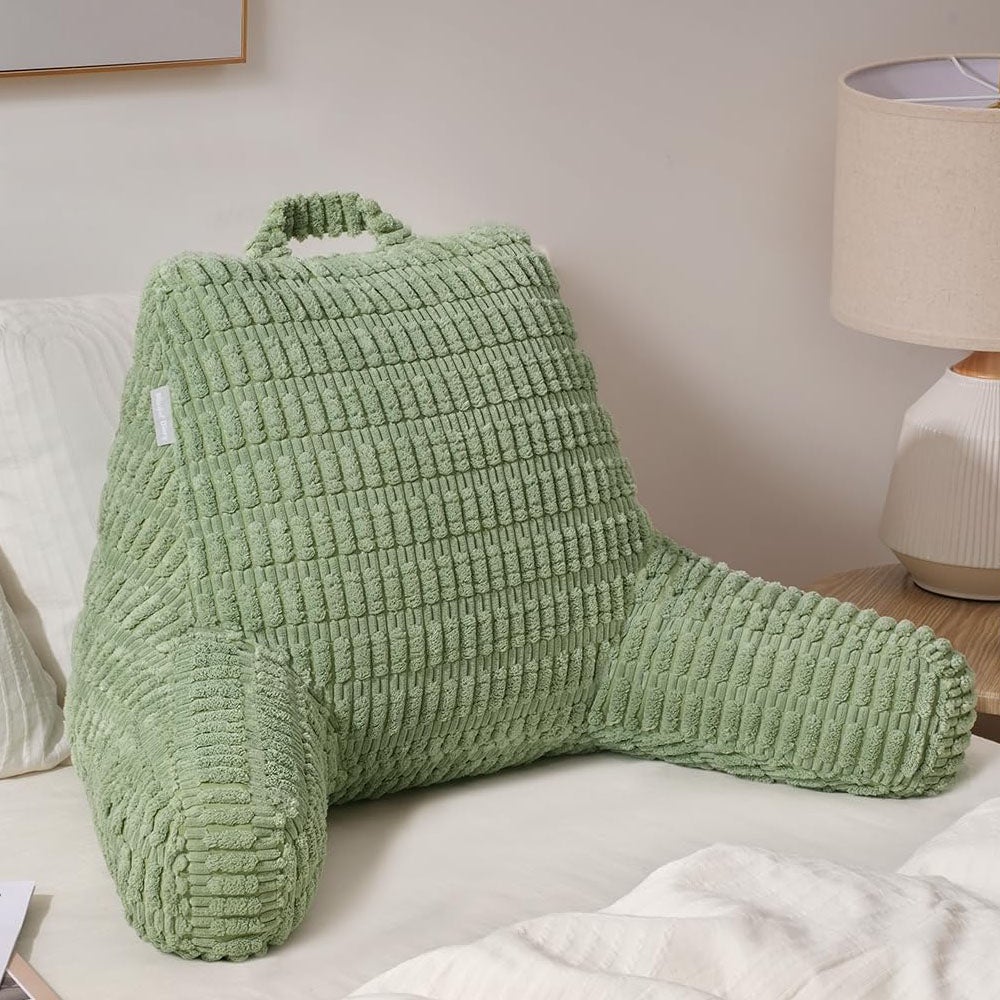 Coussin de lecture de journal intime, coussin de dossier en mousse à mémoire de forme pour adulte, conçu pour s'asseoir sur le lit ou le canapé - 3