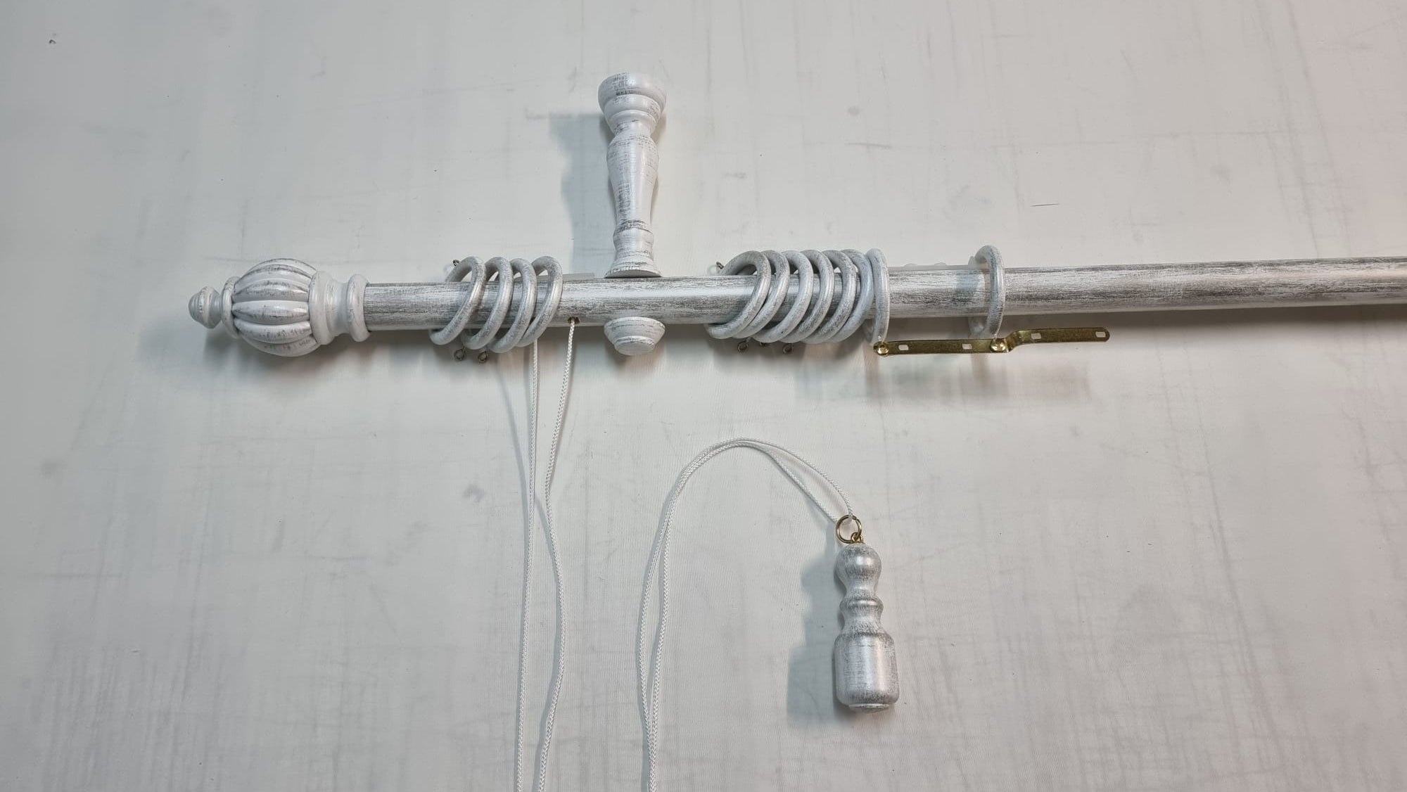 10 anneaux pince rideaux 25x19 mm nickel givré