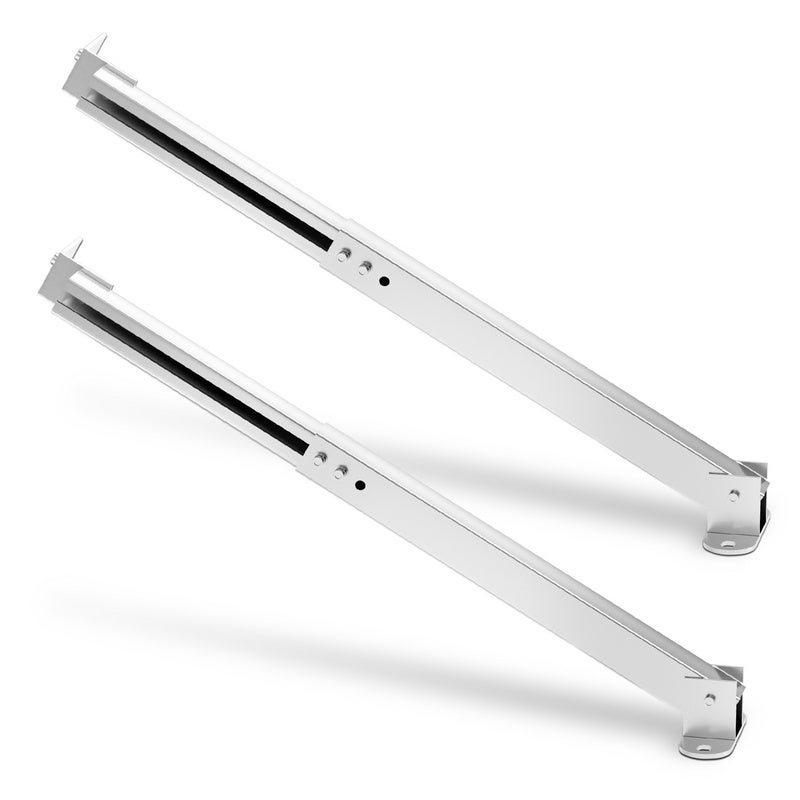 Lot de 2 supports de panneau solaire de 118 cm en aluminium pour centrale de balcon avec angle