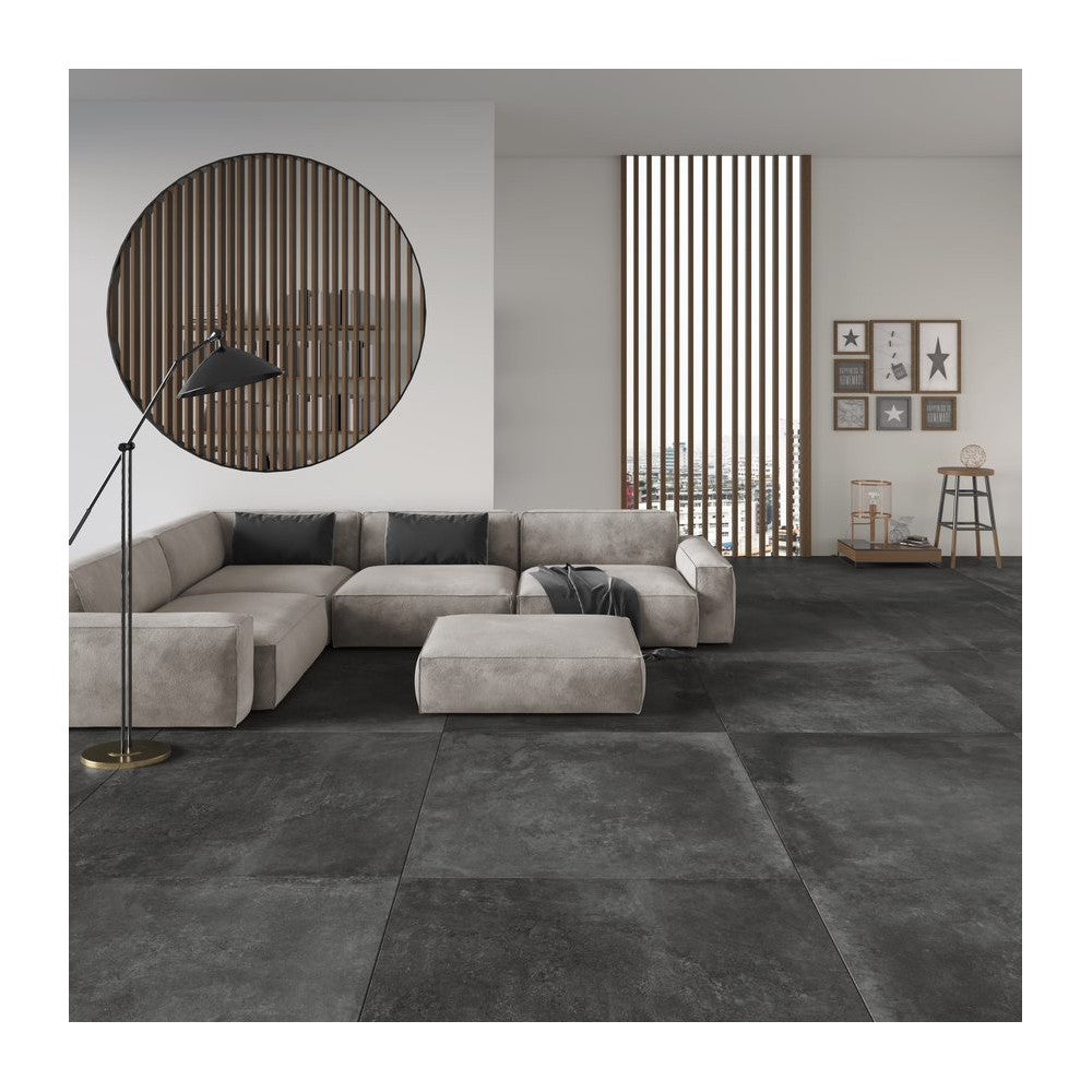 Carrelage effet béton Antibes dark 60x60 cm — free download