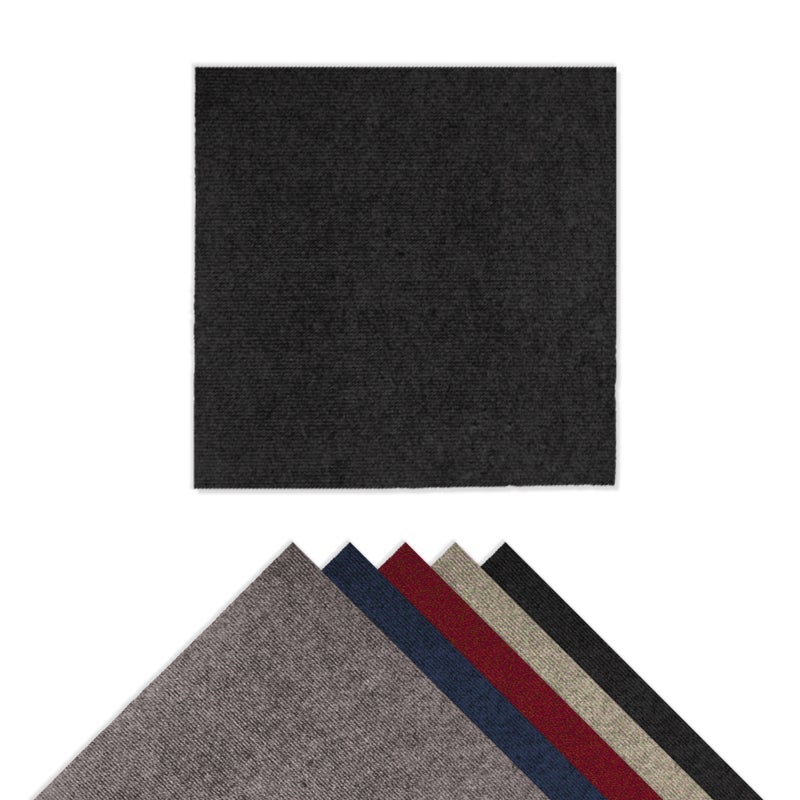 Arquiservi - Moqueta en loseta Báltica Antracita 50x50 (5M2) | Antiestática, insonorizante y apta para oficinas y hogar - 5