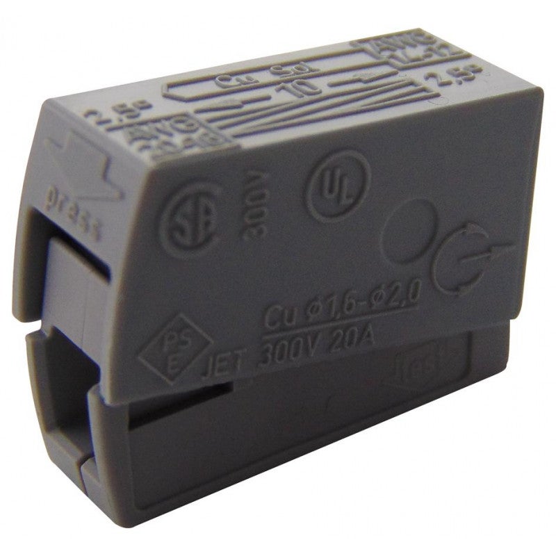 WAGO 224-101 Szybkozłączka Złączka Przelotowa 2x 1,0-2,5mm2 ORYGINAL 100szt