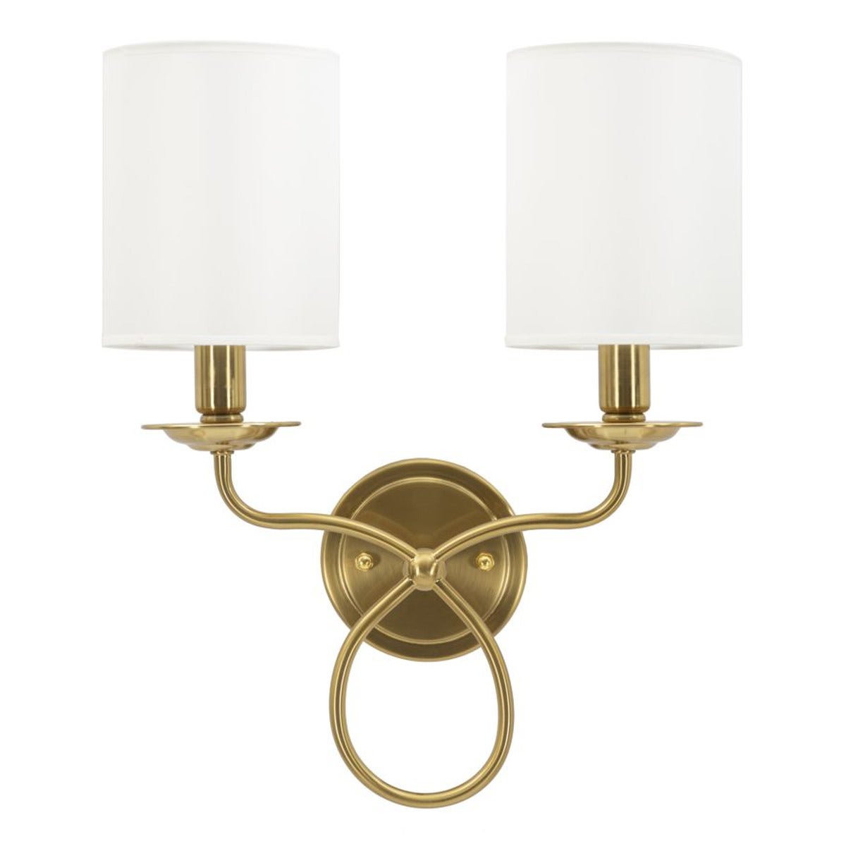 Lampa ścienna Callum, Tkanina, Biały, Seven Design