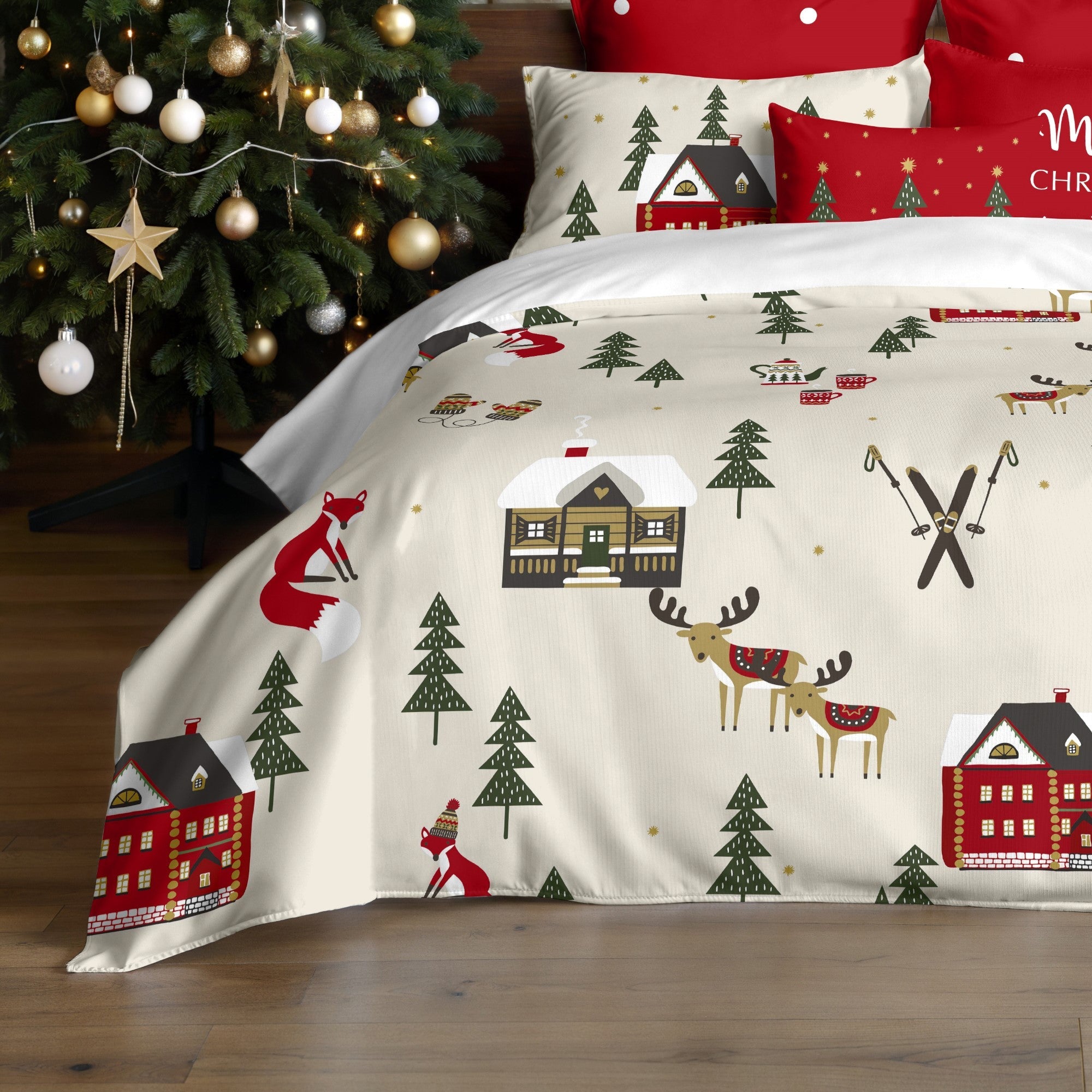 Housse de couette avec boutons-pression Laponia 19 155x220 cm - 3
