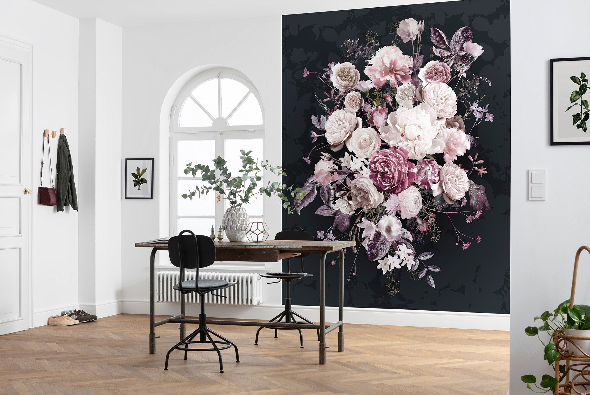 Tapeta panoramiczna Komar na włókninie - Czarny Bukiet - Rozmiar: 200 x 250 cm