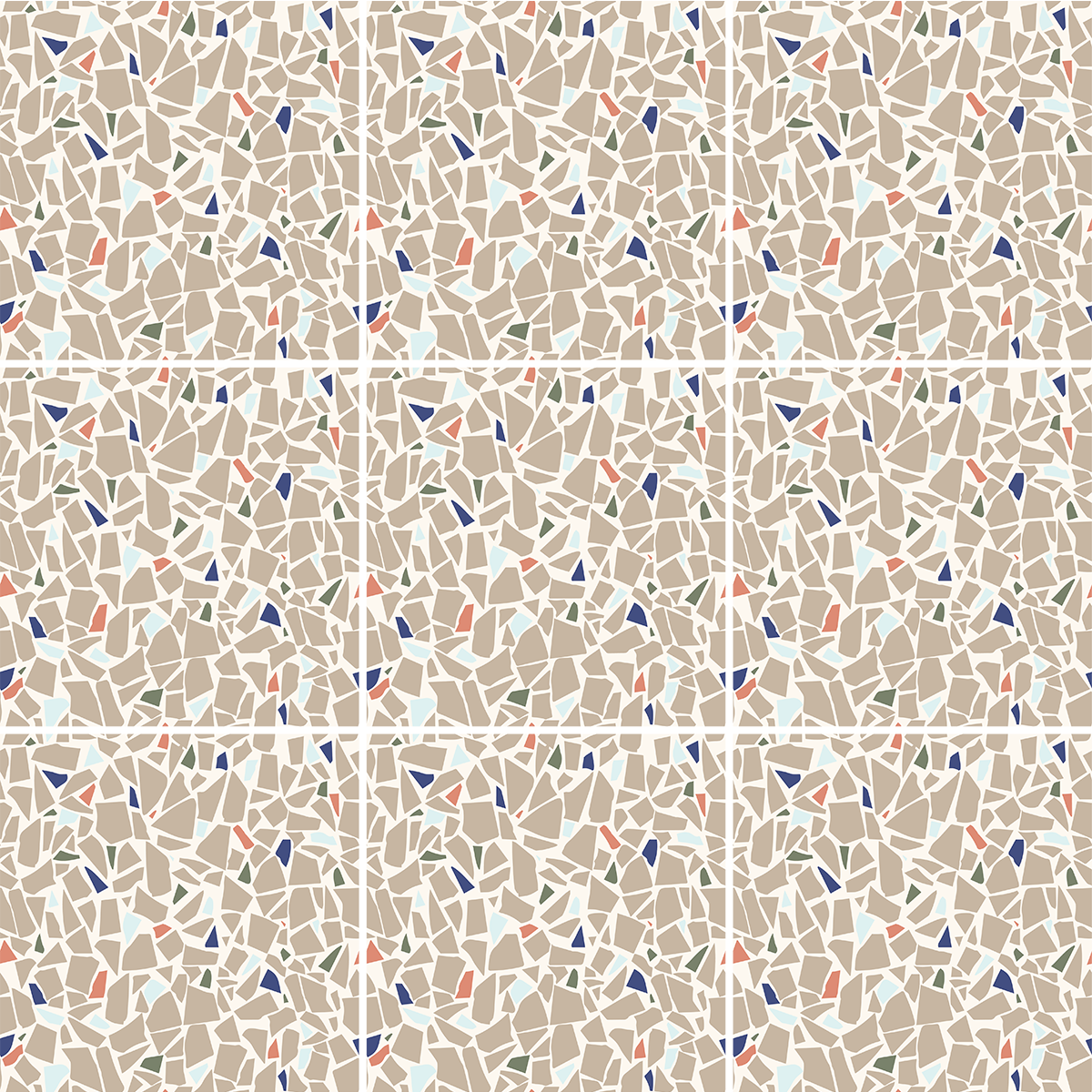 9 adesivi piastrelle terrazzo ventimiglia - Sticker adesivo - adesivi murali - 9stickers10x10cm - 2