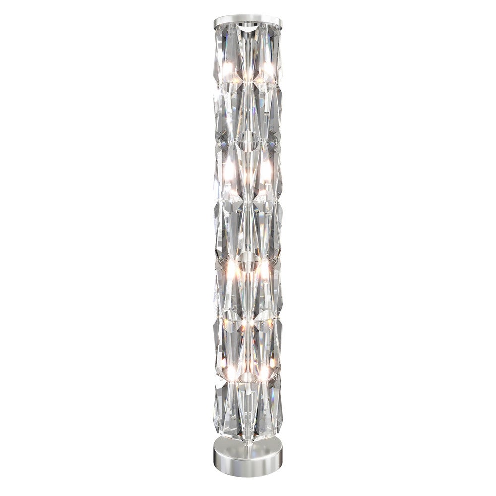 Lampa podłogowa stojąca Puntes chromowana 8xE14x60W wym: 126,5 x 20 x 20 cm kryształ Maytoni