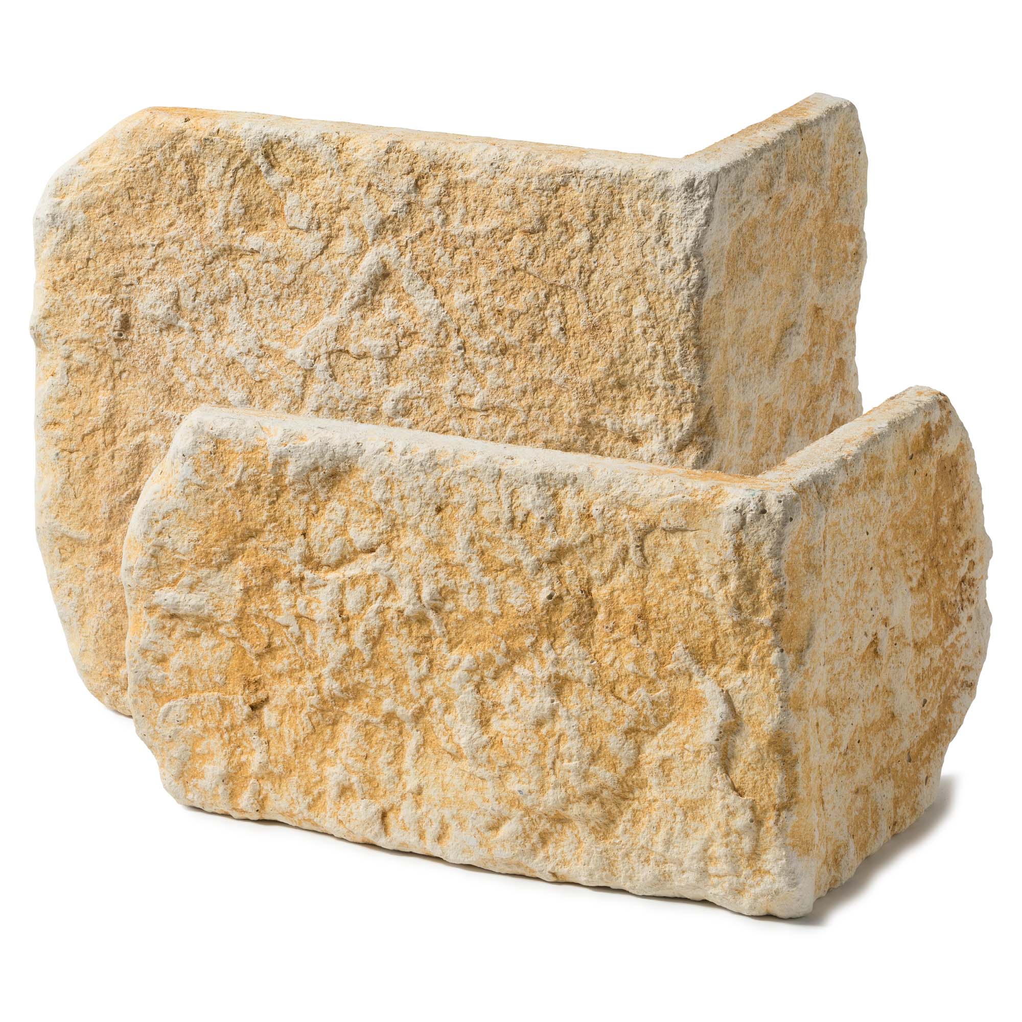 Chaînes d'angle pierre de parement extérieur Province ton doré (lot de 1 mètre linéaire) - RO'MA NATURE - 2