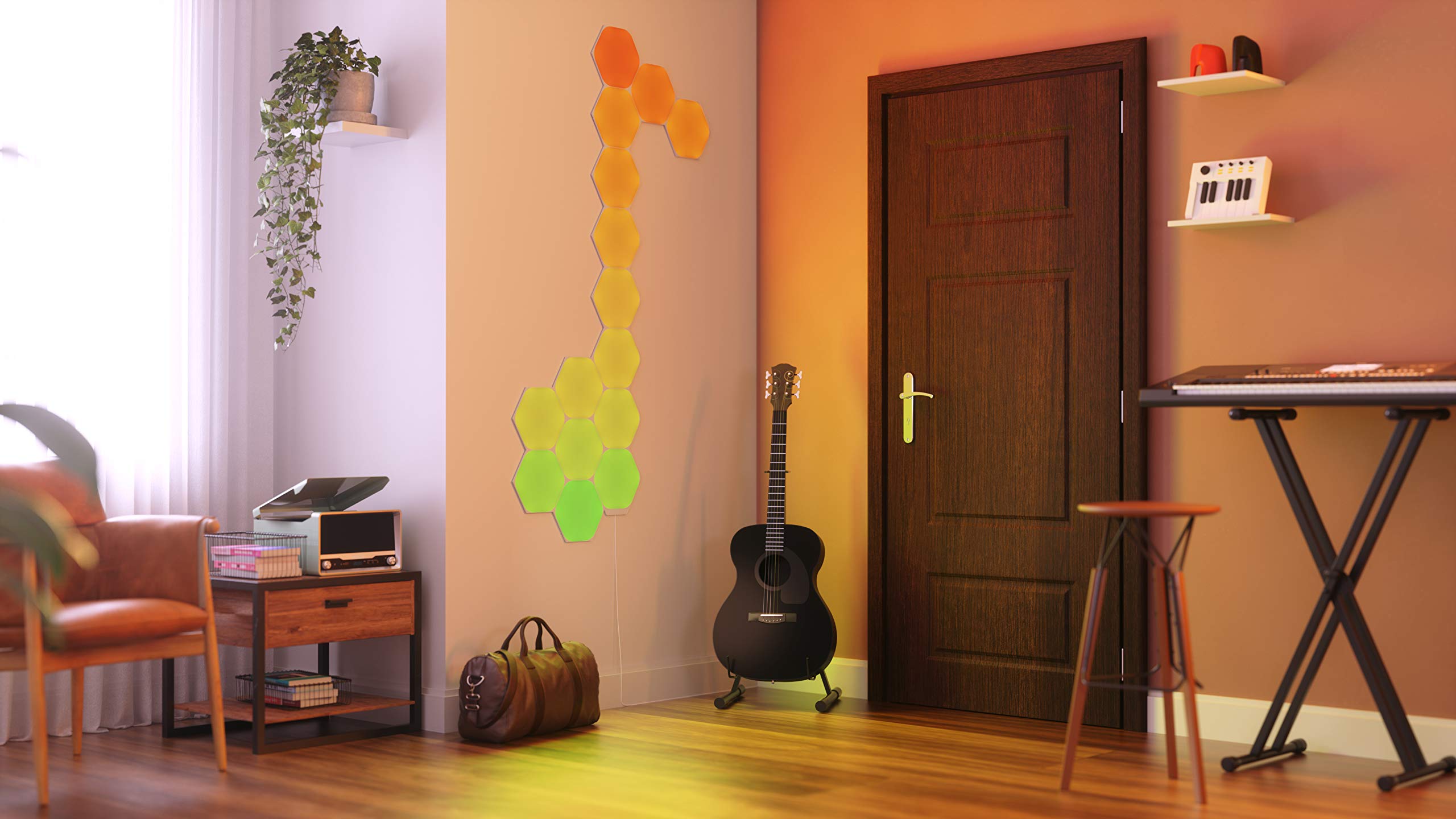 Nanoleaf Hexagons Smarter Kit 15 pannelli - 8