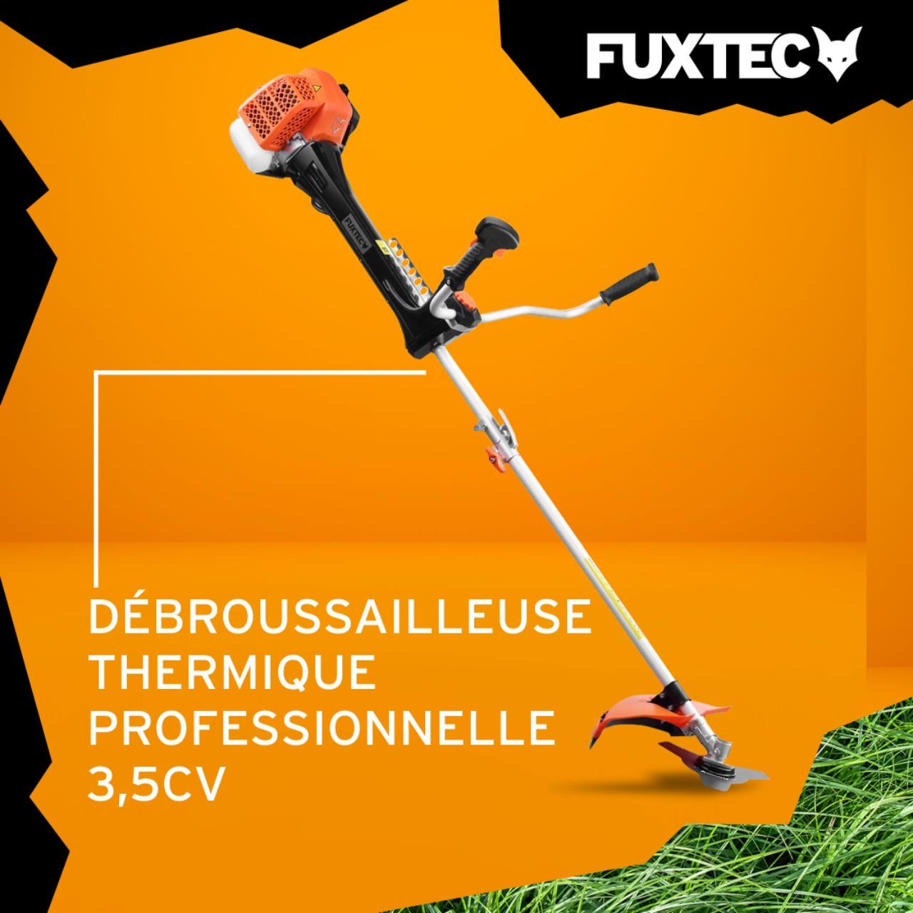 Débroussailleuse thermique professionnelle - FUXTEC FX-PS162 - 62cm3 3,5CV anti vibration - 2