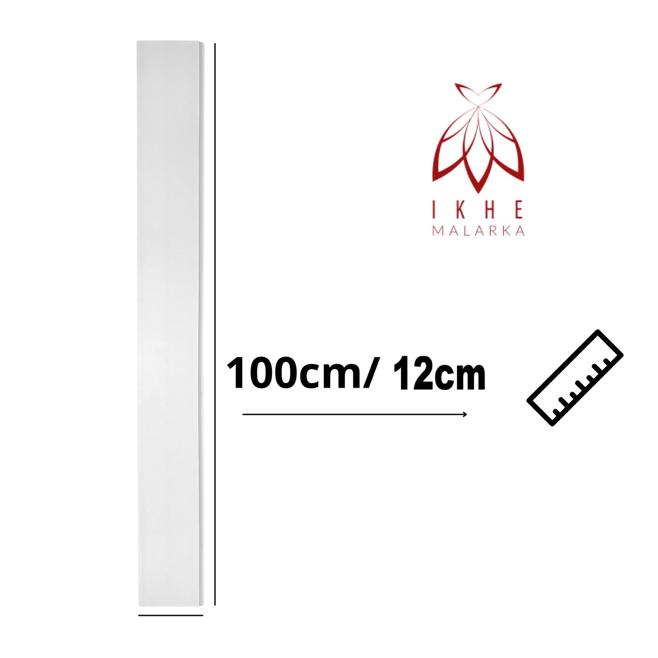 1 x 0,12 m² Painel de parede estilo rústico – Poliestireno rígido branco – Boiserie decorativa LB02 - 4