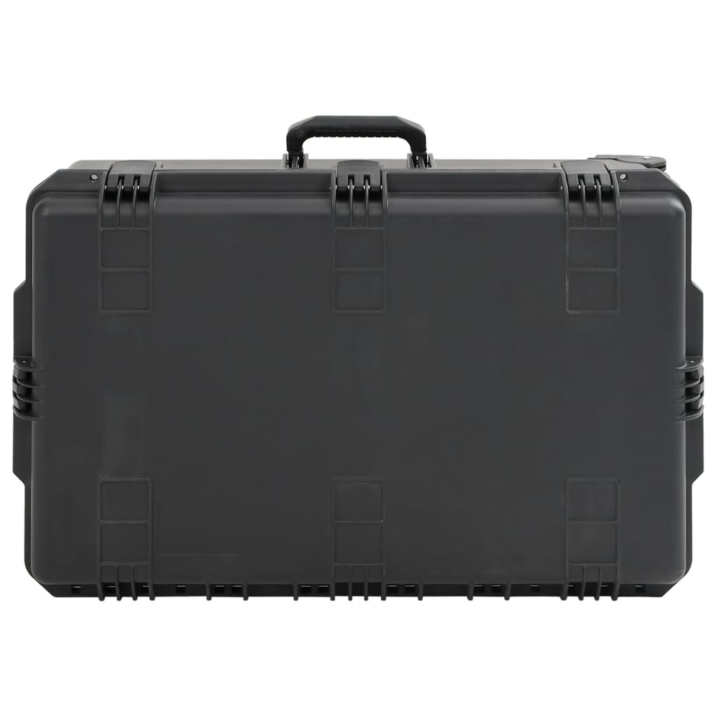 Valise De Vol Rigide Noire 79,5x52x39 Cm – PP/ABS, Mousse Amovible, Joint Étanche – Pour Appareils Photo Et Matériel Fragile