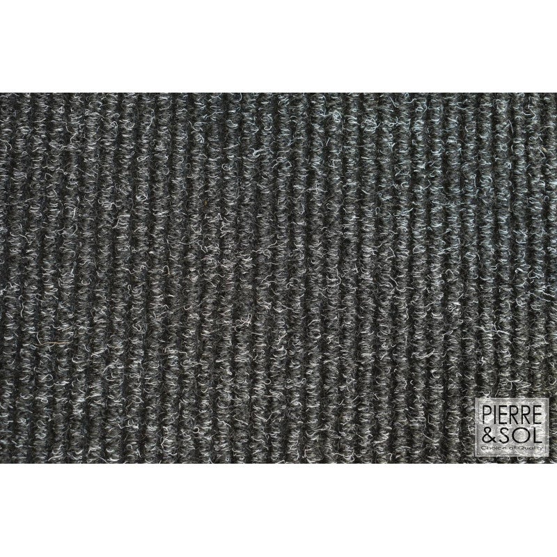 Paillasson en polypropylène surface rainurée - Decorib Junior JDCR - Nouveau Design - Rosco - Noir 984 x 584 mm - 2