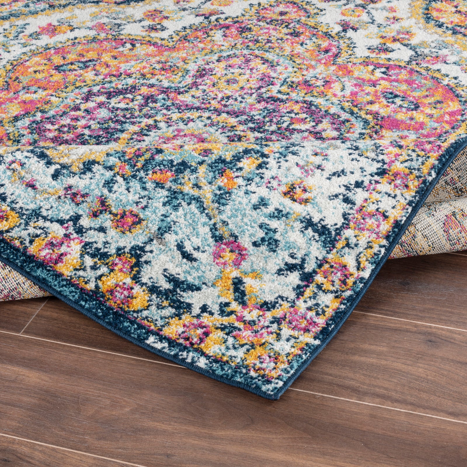 LIVABLISS Tapis Vintage Oriental Multicolore/Rose 120x170 - 4