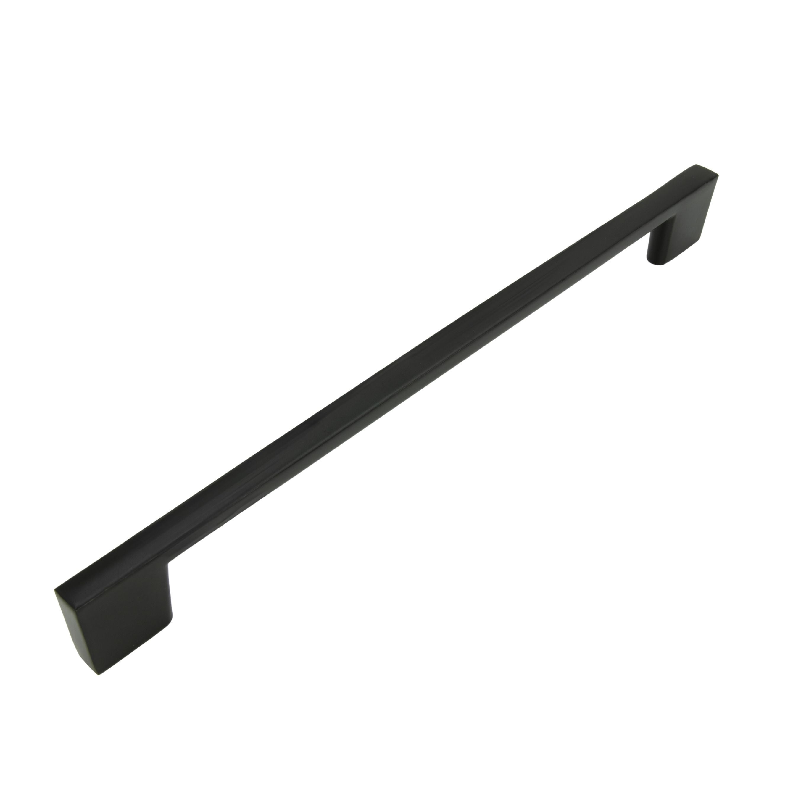 Uchwyt meblowy czarny 224 mm metalowy