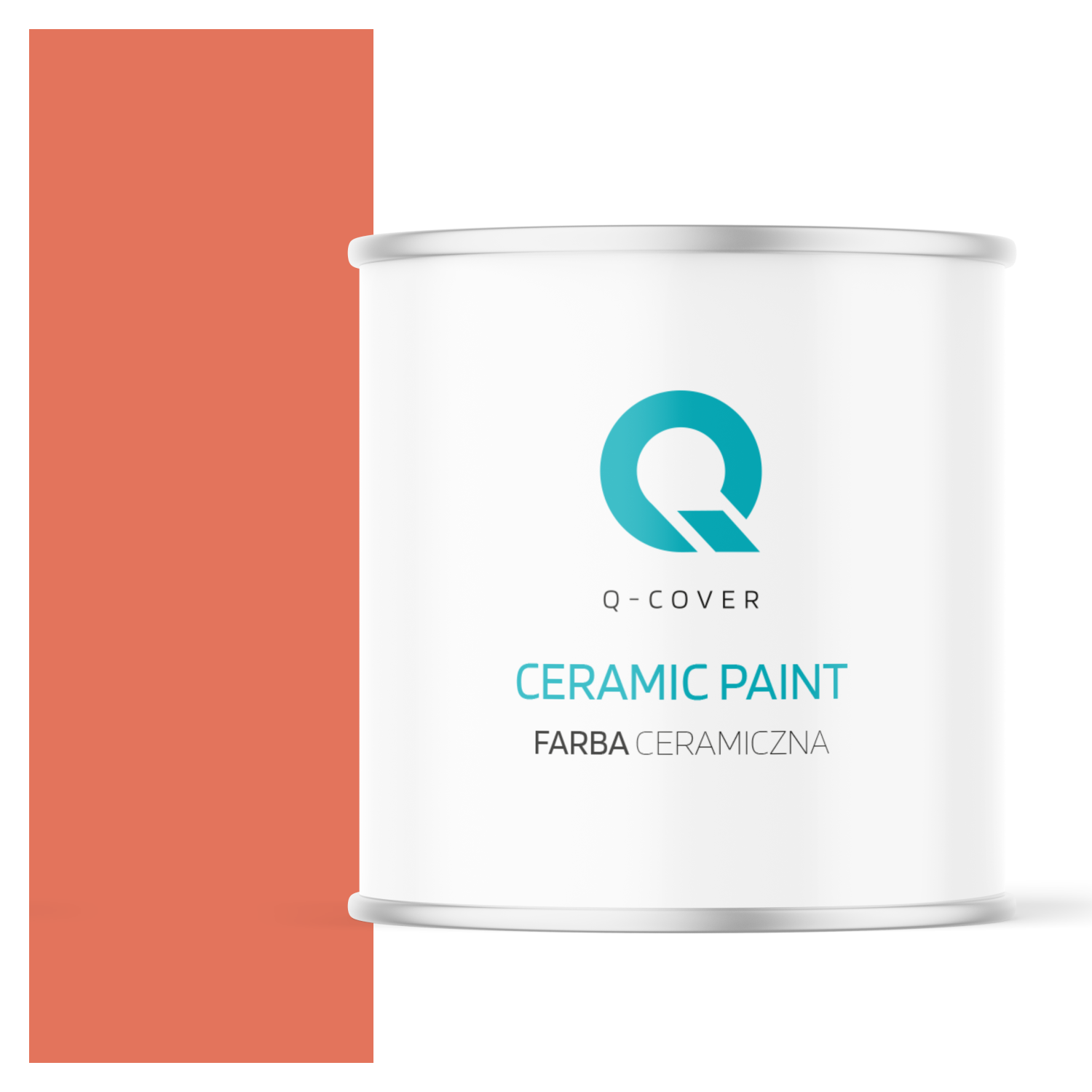 Farba Ceramiczna Do Ścian i Sufitów Q-Cover Pąsowy H6029 Głęboki Mat 2L