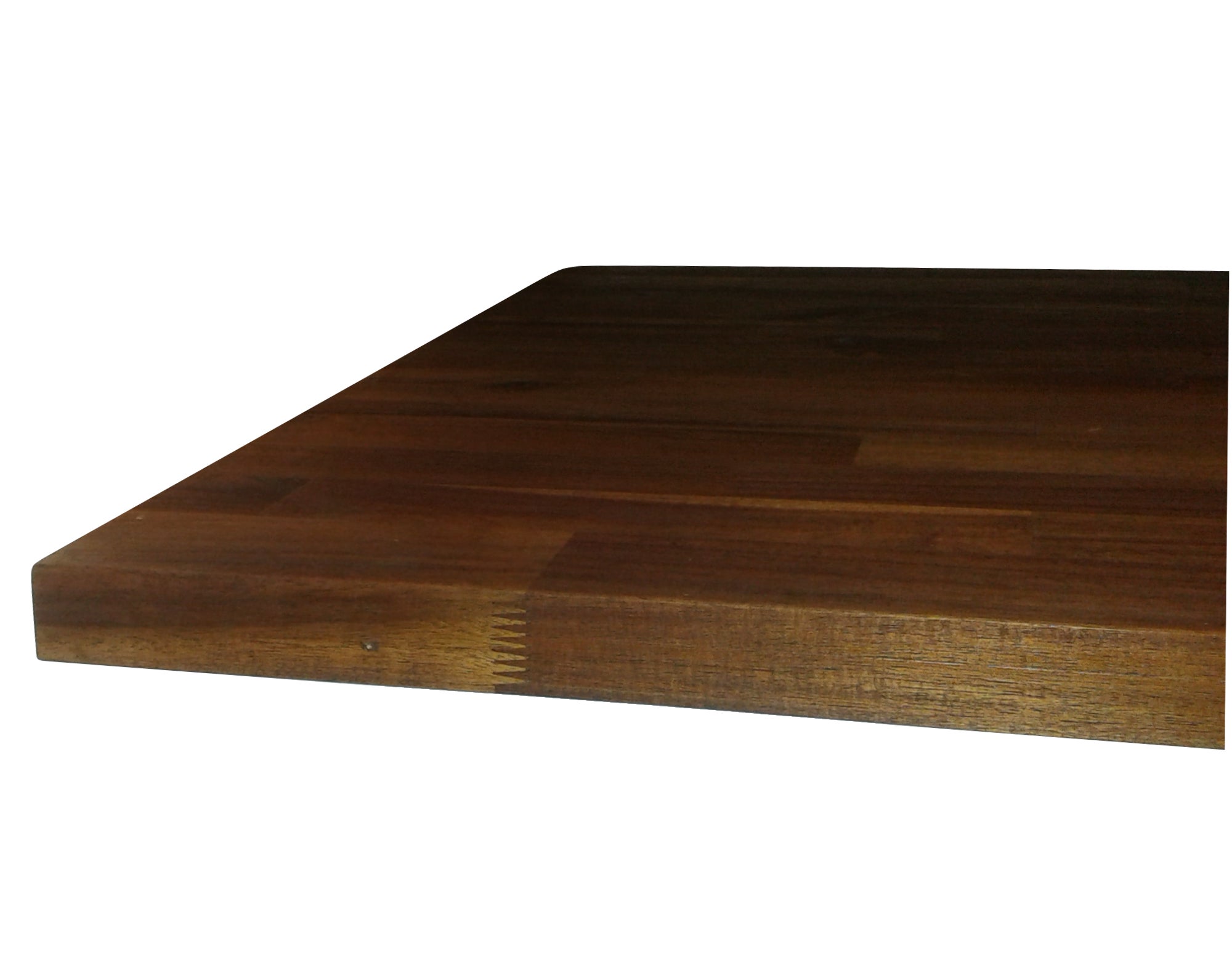 Plan de travail Acacia massif huilé lamellé collé L.250 x P.65 cm, Ep.26 mm - 3