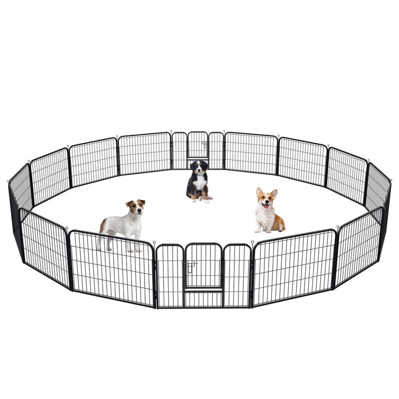 Parc à Chiots ChienPortable PliableIntérieur-ExtérieurCage de Chenil