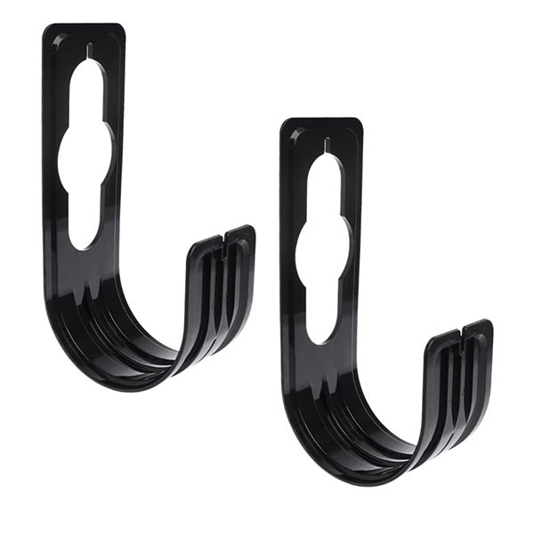Supporto Per Tubo Da Giardino LCyindu - Gancio In Acciaio Inox - Montaggio A Parete Nero - Foto 2