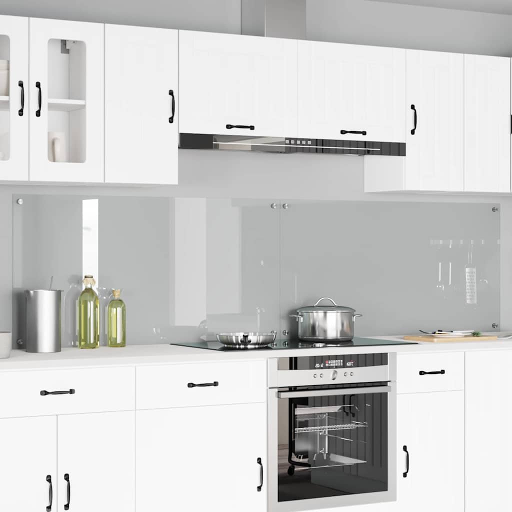 Vidaxl Salpicadero De Cocina 2 Pcs Transparente 120 X 60 Cm , Leroy Merlin
