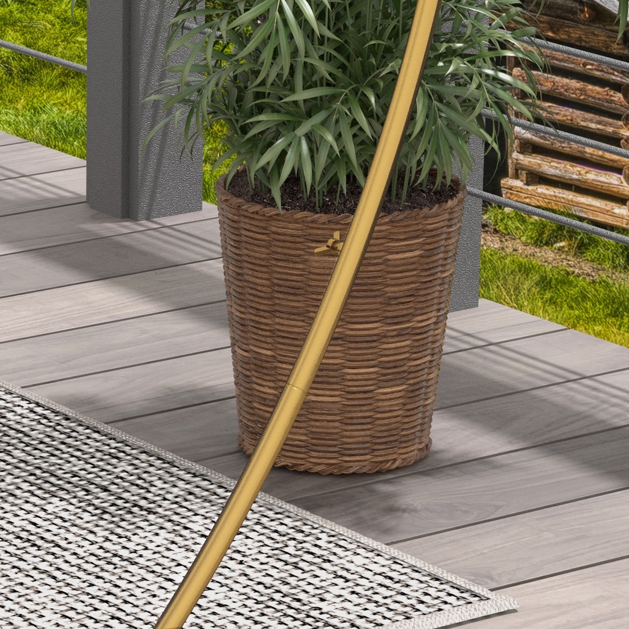 Arche de jardin Acier Outsunny - 8