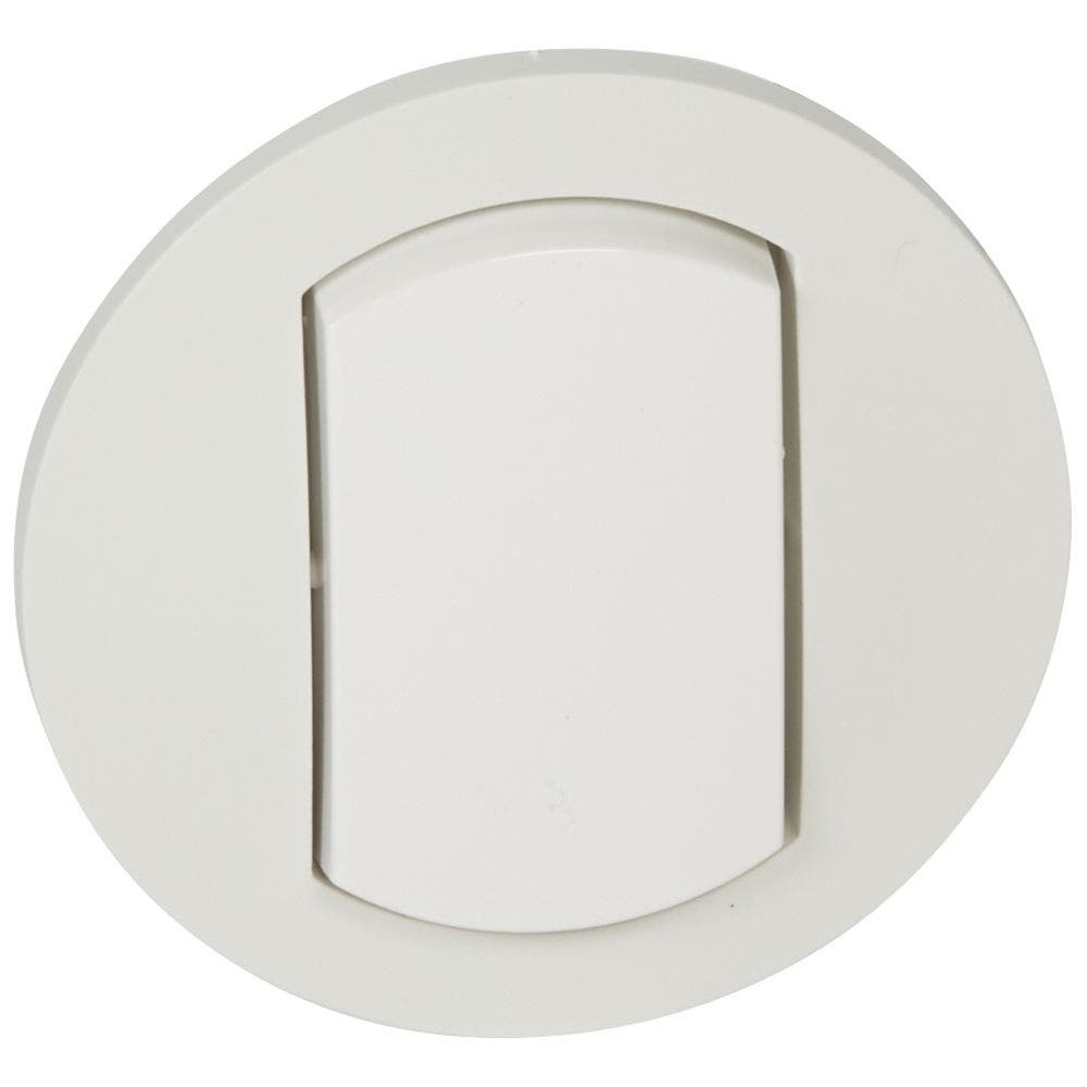Copricerchi A Persiana Legrand Celiane 067812 - Bianco IP44 Per Prese 2P+T - Per Locali Umidi - 3