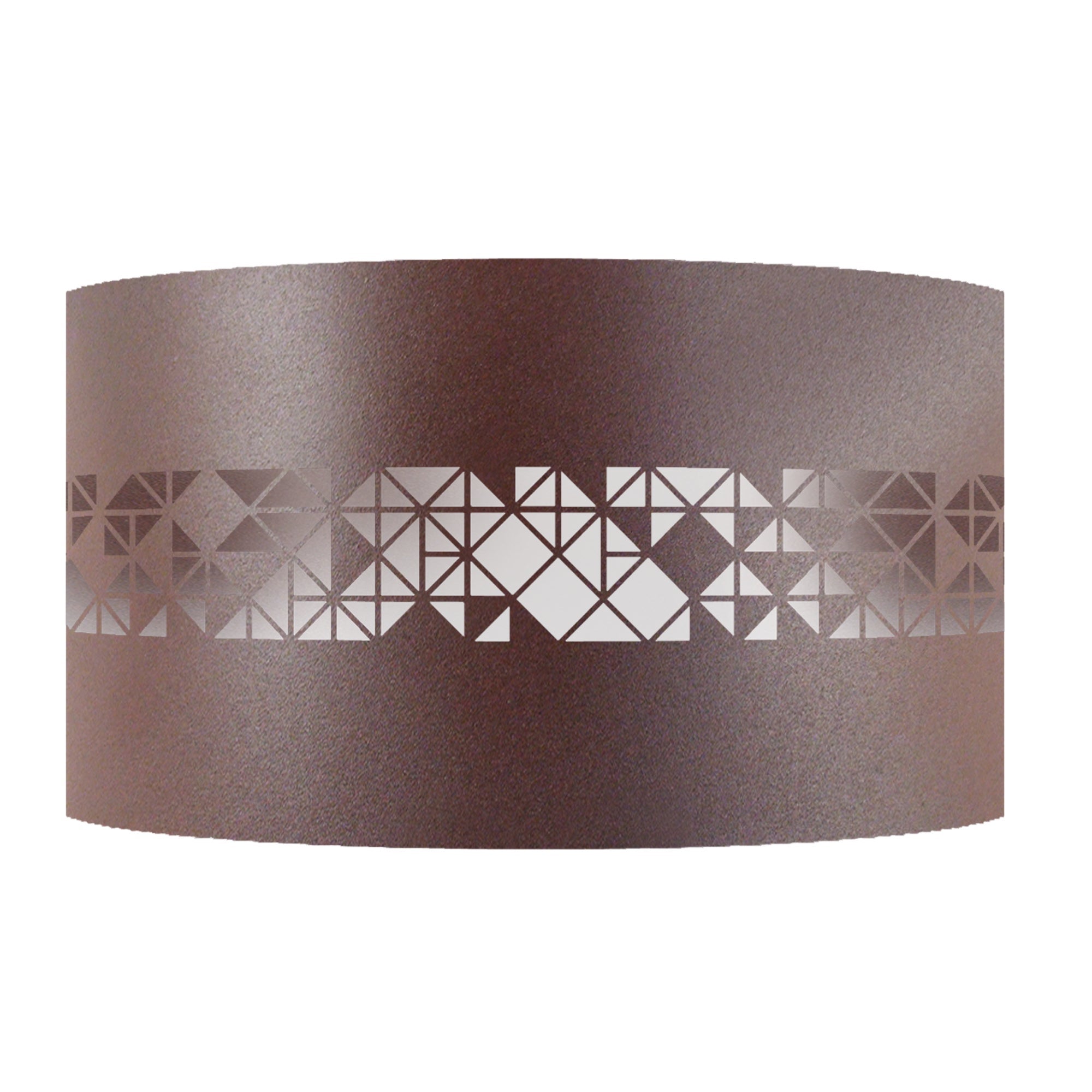 Suspension Ronde 55 Cm En Métal Marron Ashley