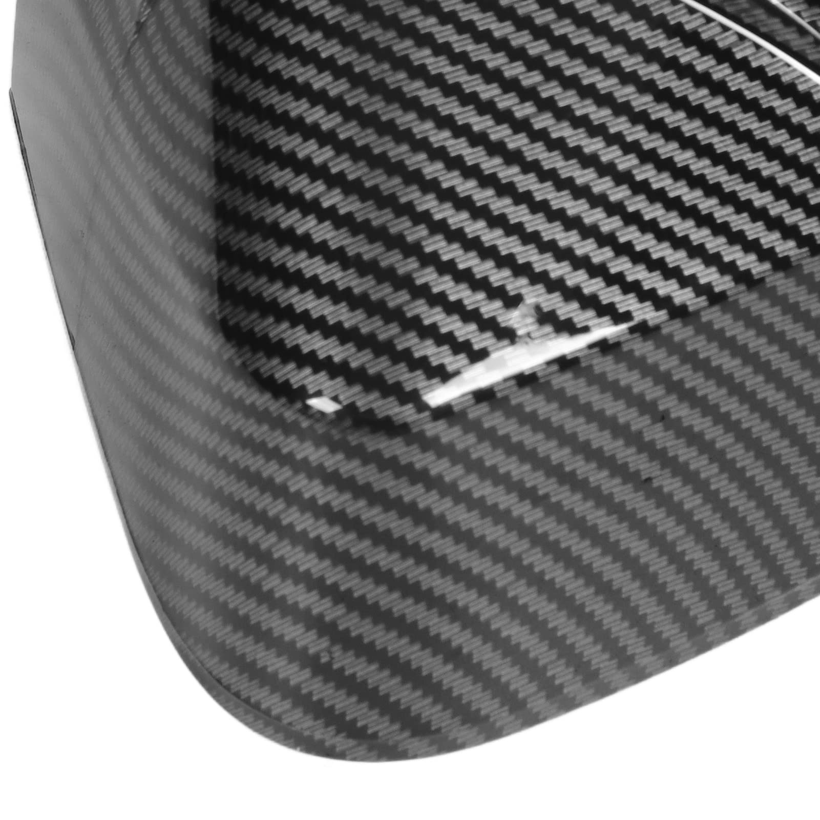 paio di copri specchietti retrovisori laterali per sostituzione alloggiamento specchietto retrovisore per 8V RS3 2013-2019 (stile fibra di carbonio) - 9