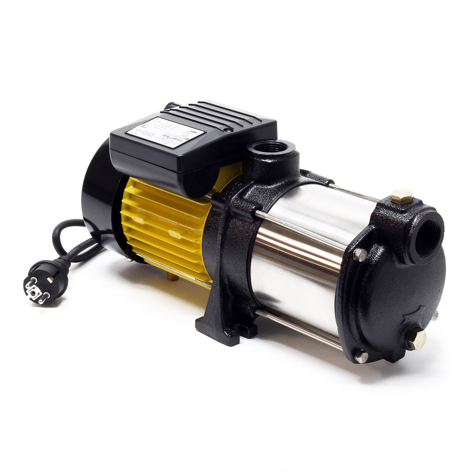 Pompe Centrifuge Wiltec 6000 L/h - 550W, Hauteur 35m - Pour Jardin Et Maison