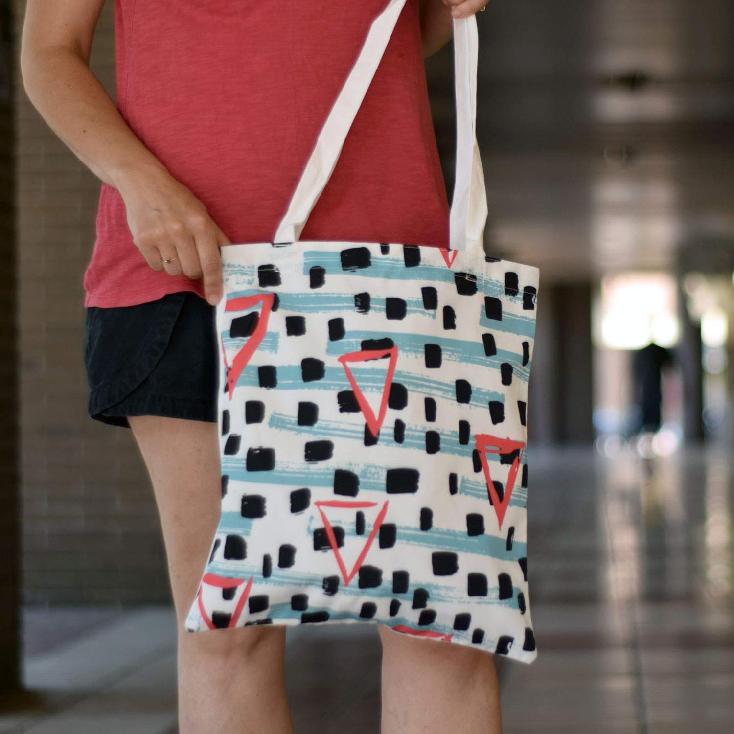 Nacnic Tote Bag In Tela Con Pavoni Colorati - Borsa Multiuso Tracolla 35x40 Cm - Lavabile In Lavatrice, Resistente - 2