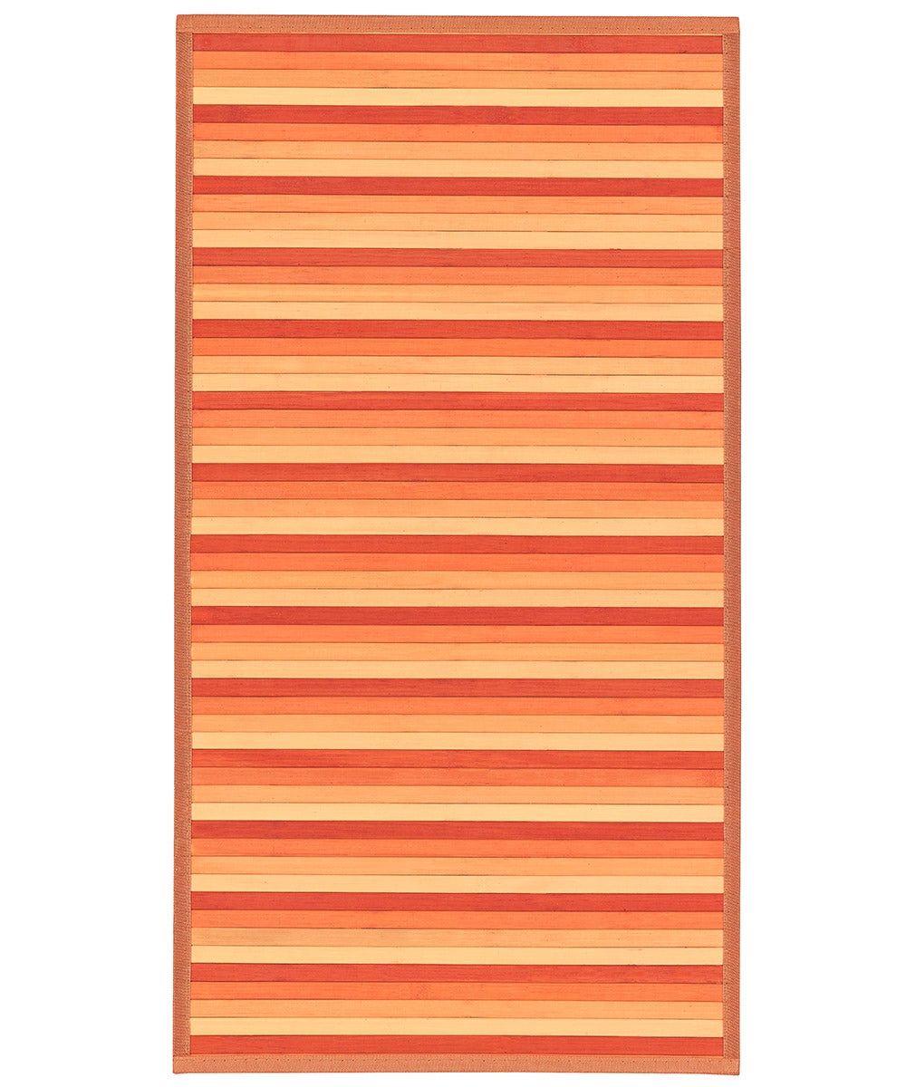Dywan bambusowy 55x180 pomarańczowy | GalleriaFarah1970
