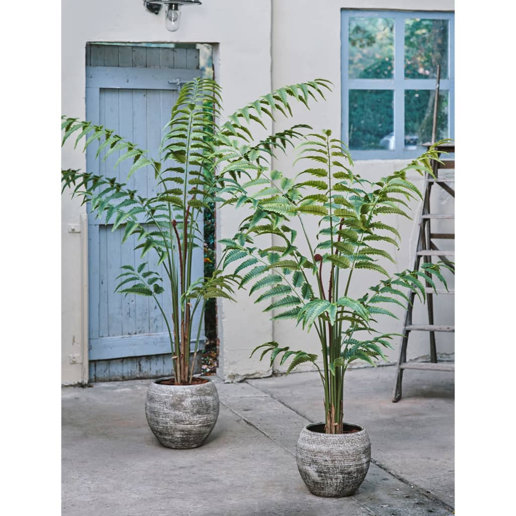 Pianta Artificiale Felce con Vaso Altezza 80 cm