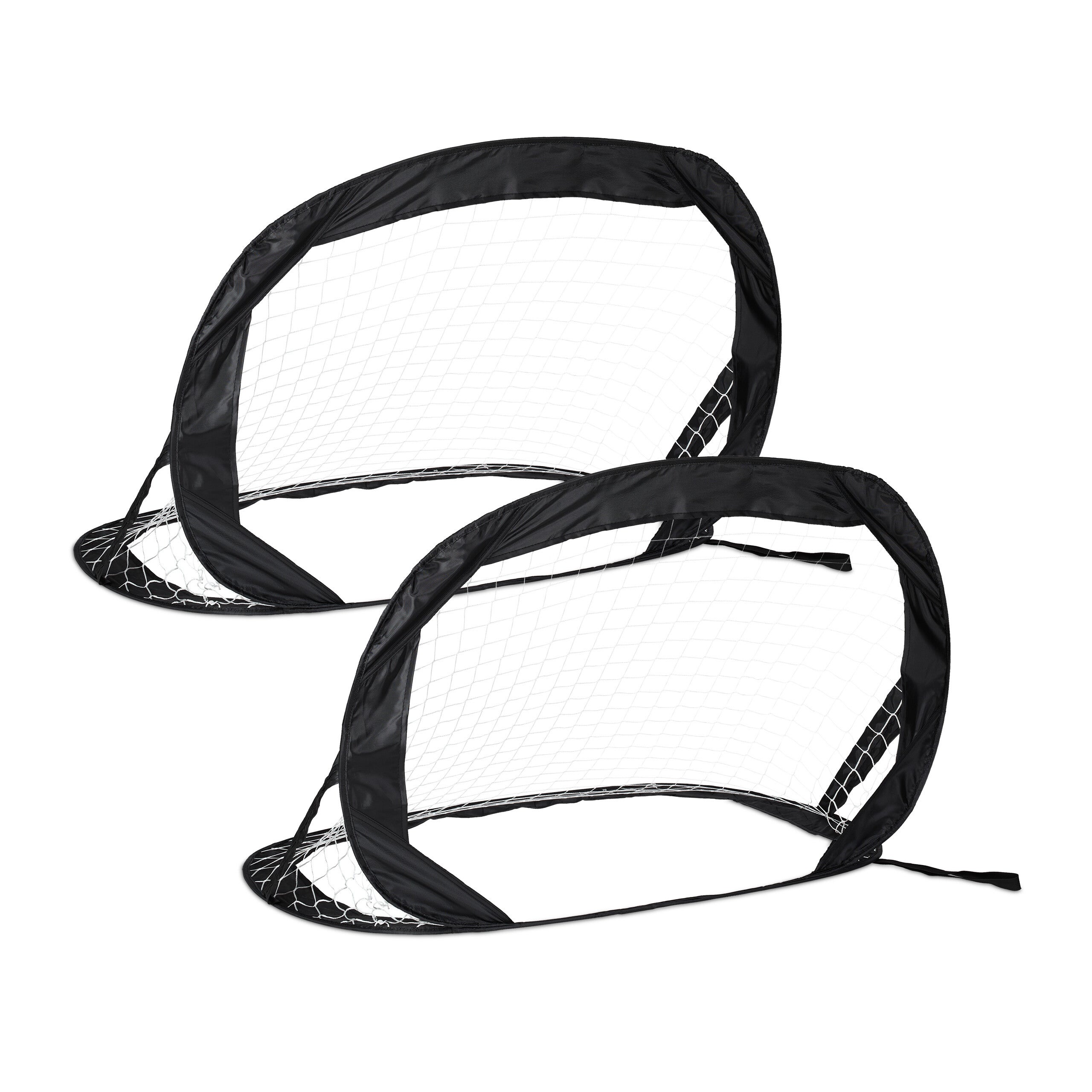 Kit 2 Cages De Football Pop-up Real Madrid 120x80cm - Pliable, Sac De Transport Inclus, Idéal Jardin Ou Parc - 7