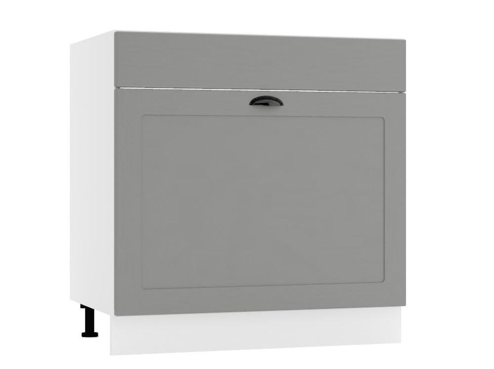 Szafka pod zlew 80 ADELE D80ZL S/1 szara mat