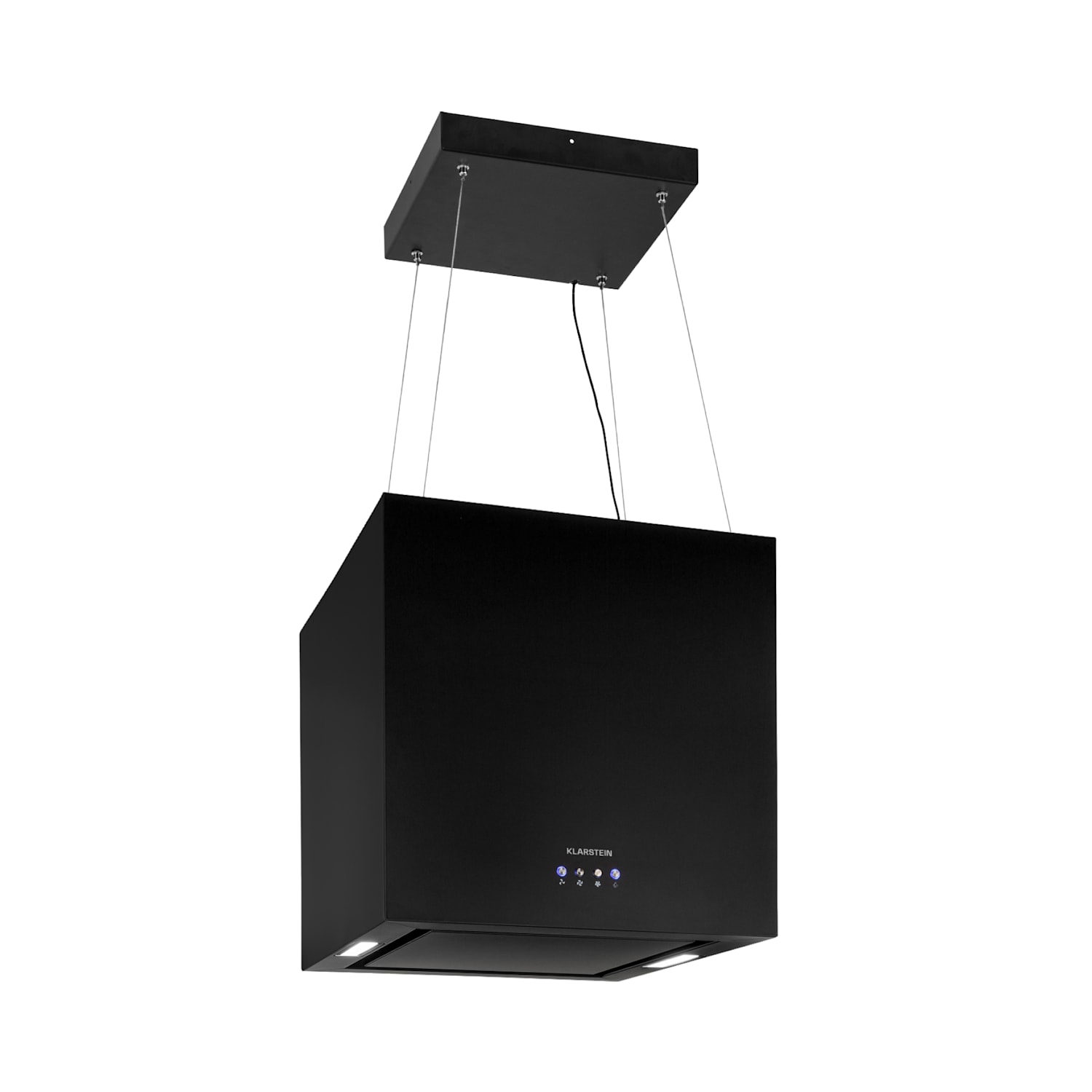 Klarstein Campana Extractora De Isla Kronleuchter, Caudal De Aire 596M³/H, Panel Led Eek A Negro , Leroy Merlin