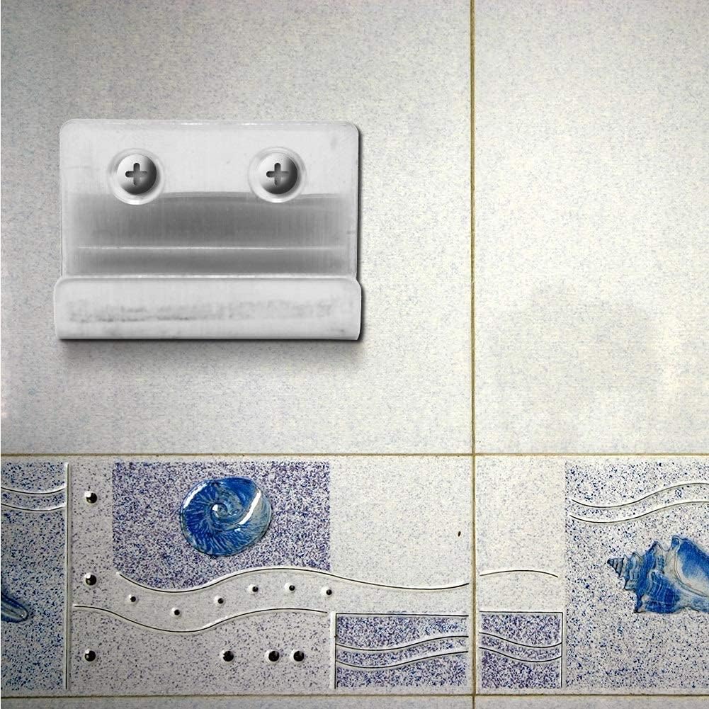 Supporto per specchio da parete in acciaio inossidabile, portata 50 kg, per bagno, cucina, gancio resistente, espositore per cornici in ceramica, 8 - 5