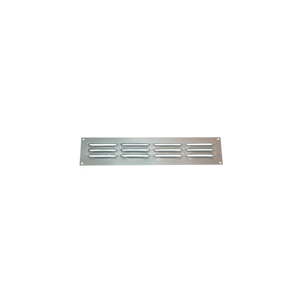 Grille Ventilation Alliage Aluminium 100x225mm - Pour Armoire, Salle De Bain, Meuble