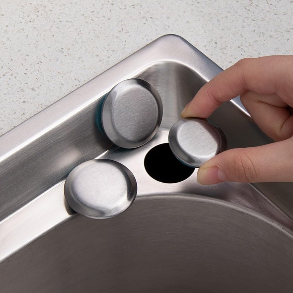 Couvercle D'évier Inox Pour Trou Distributeur De Savon - Diam. ~45mm - Pour Trou De 26 à 40mm - Neuf