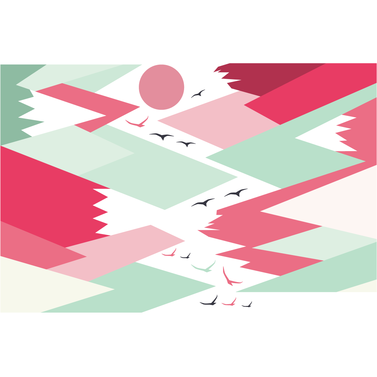 Adesivo bambino di montagna scandinavo sofinka - Sticker adesivo - adesivi murali - 70x105cm - 2