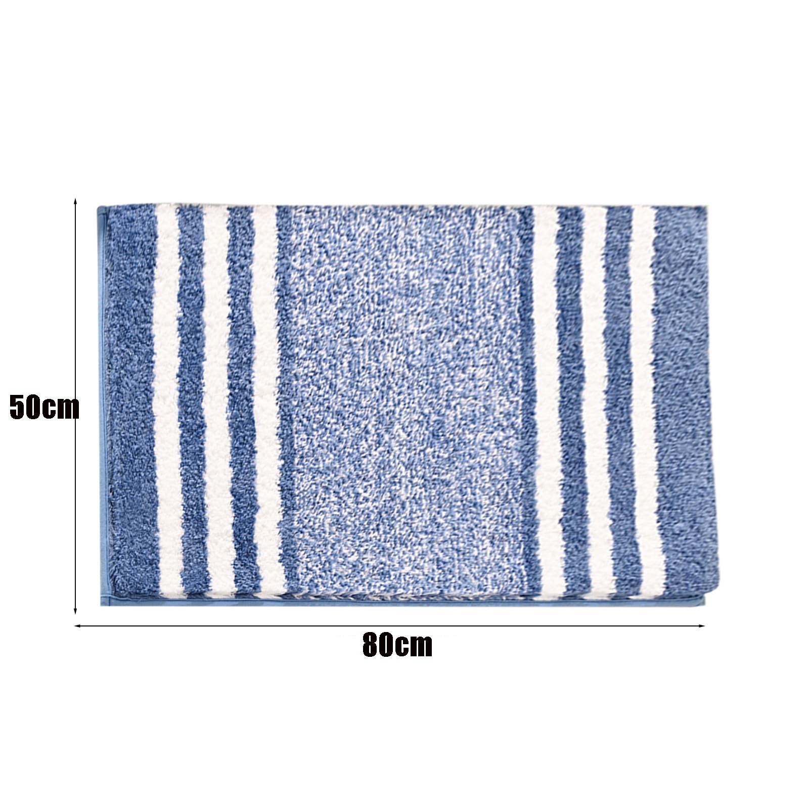 Tapis Salle De Bain Méduses Bleu Marine – 80x49 Cm, Antidérapant, Lavable Machine, Doux En Polyester