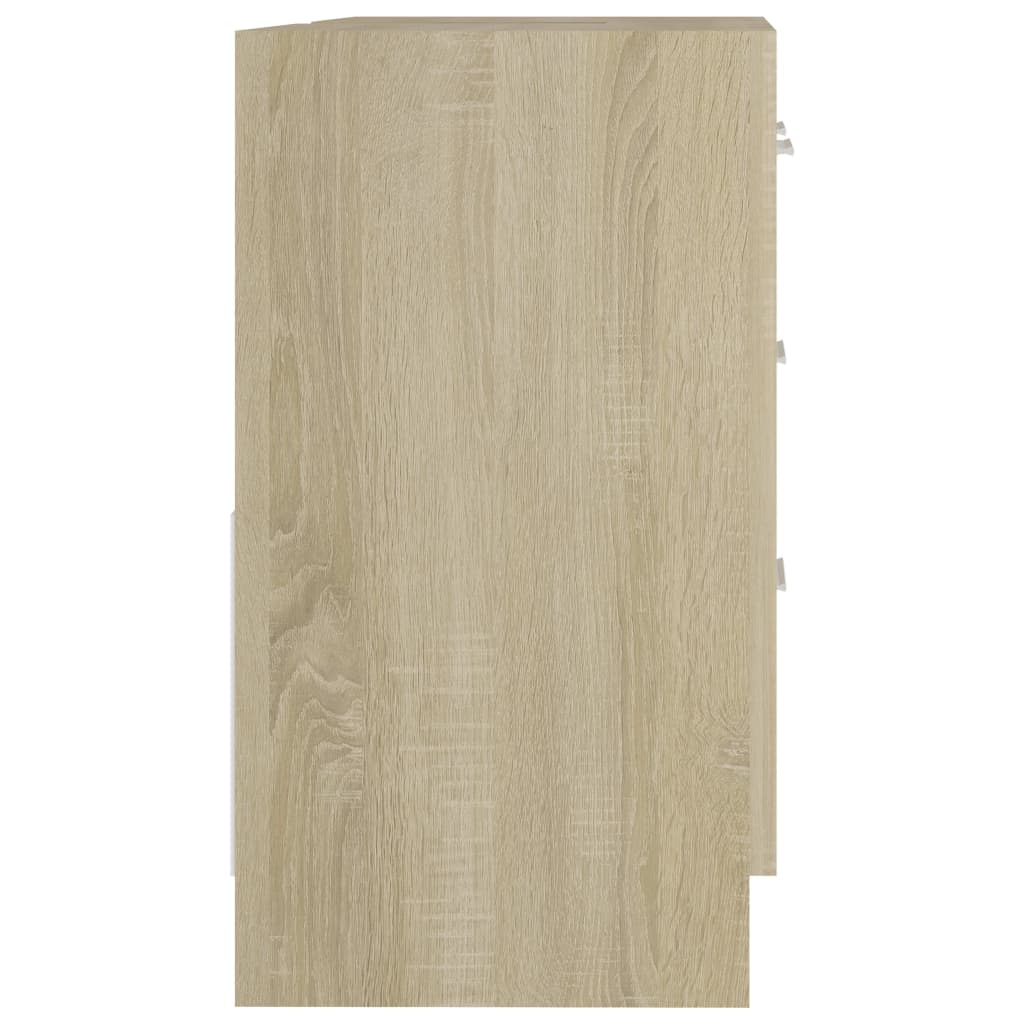 Maison Exclusive - Mobile Sottolavabo Rovere Sonoma 63x30x54 cm Legno Multistrato - 6