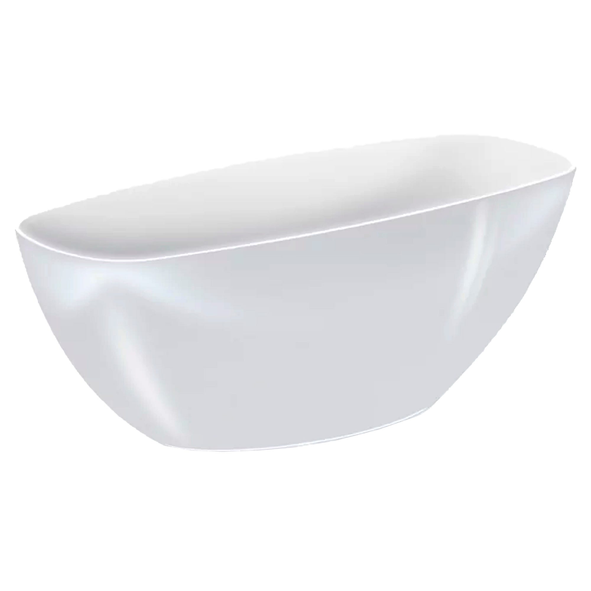 Vaso Portafiori Prosperplast Coubi 3,8L - Bianco, Design Ellittico 36x15x13 Cm Per Orchidee E Piante