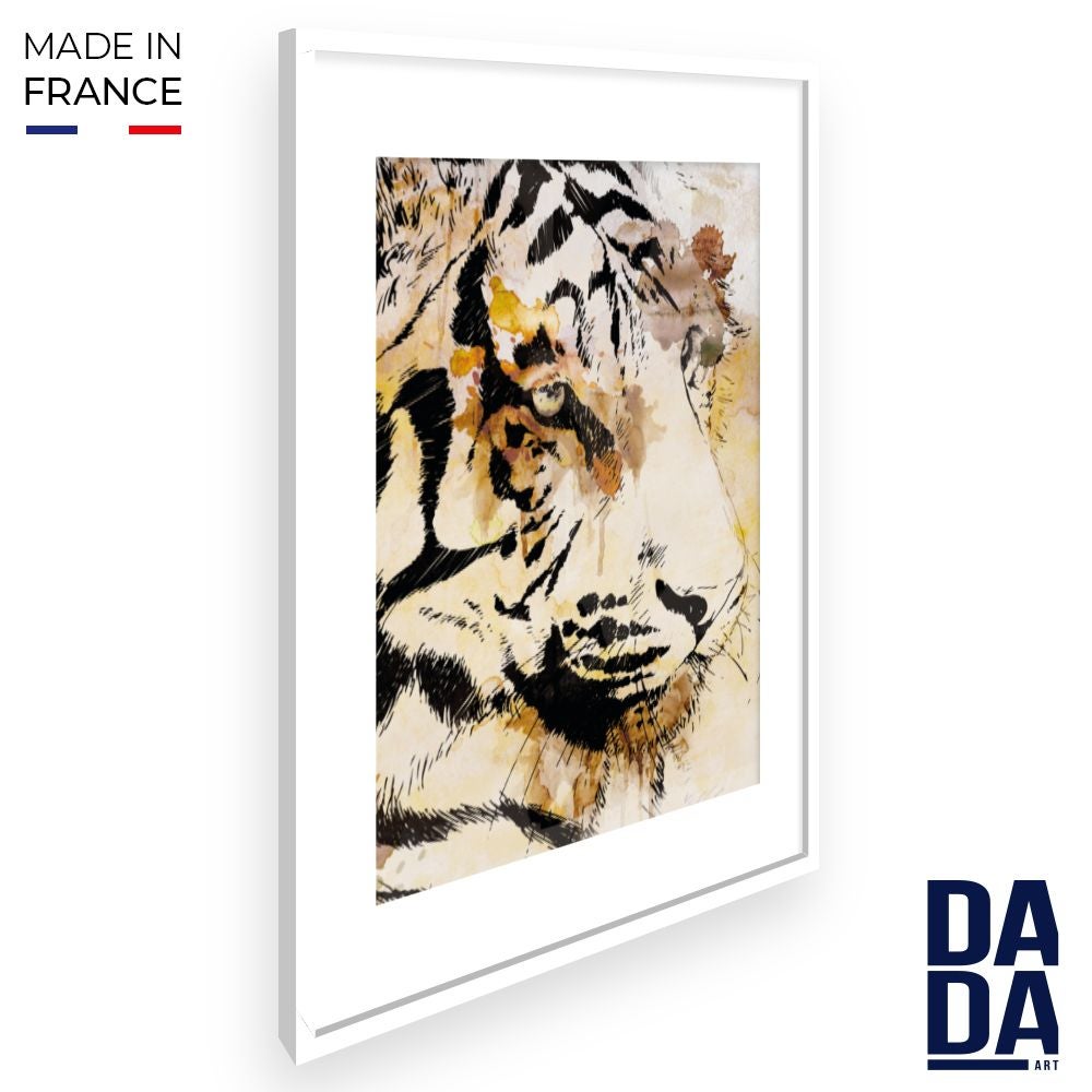 Miroir Mural Pier 1 Imports – Motif Animalier Safari – 14 X 11 Pouces – Occasion