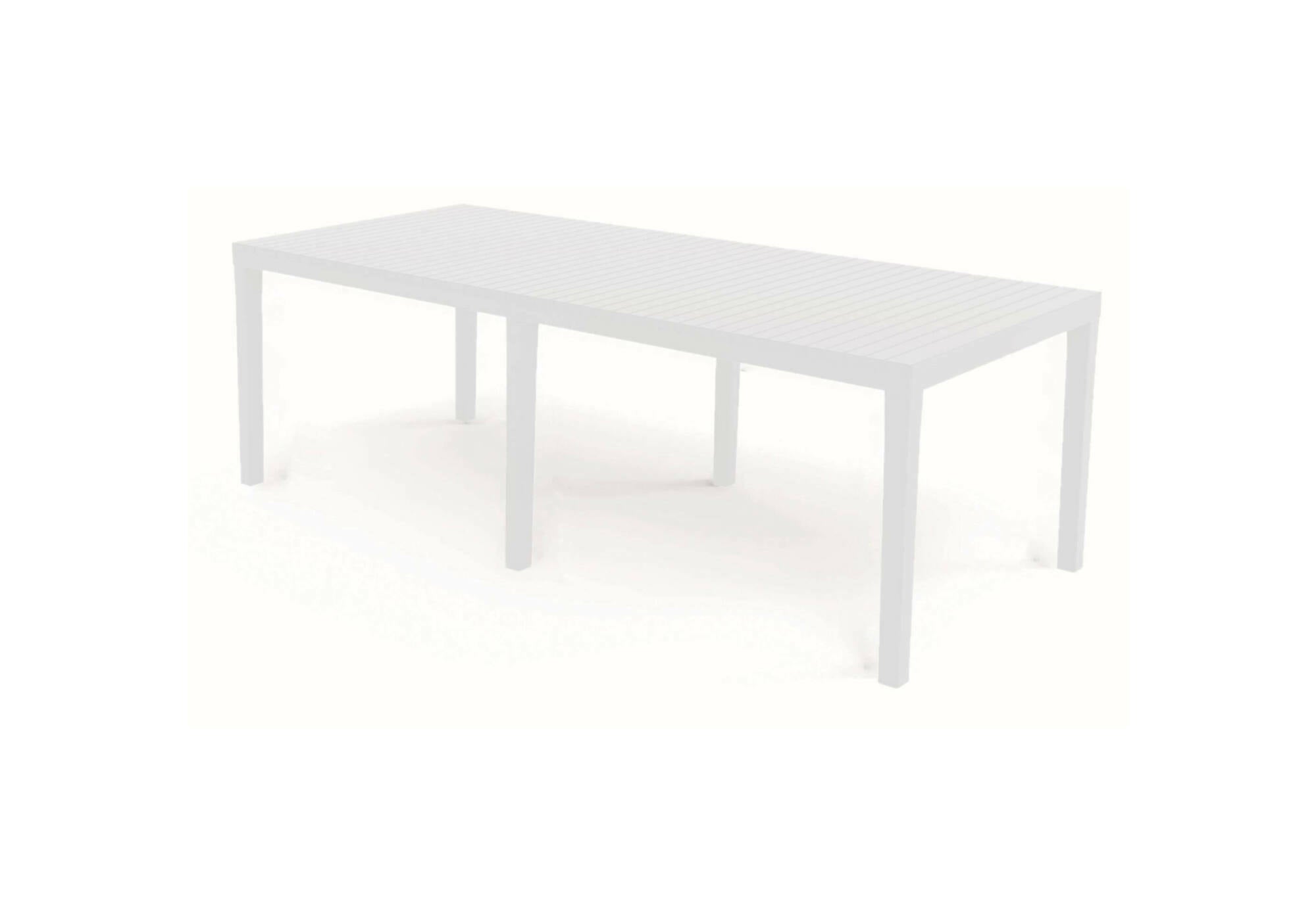 Table d'extérieur Dmica, Table à manger rectangulaire extensible, Table